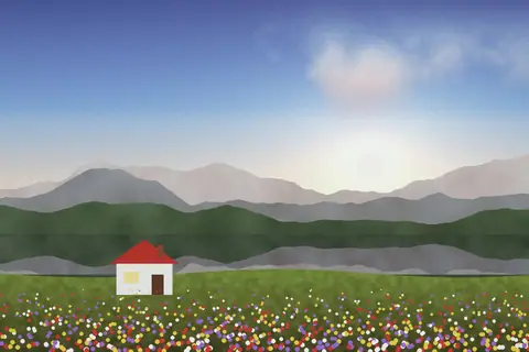 Example scene with the P400 look